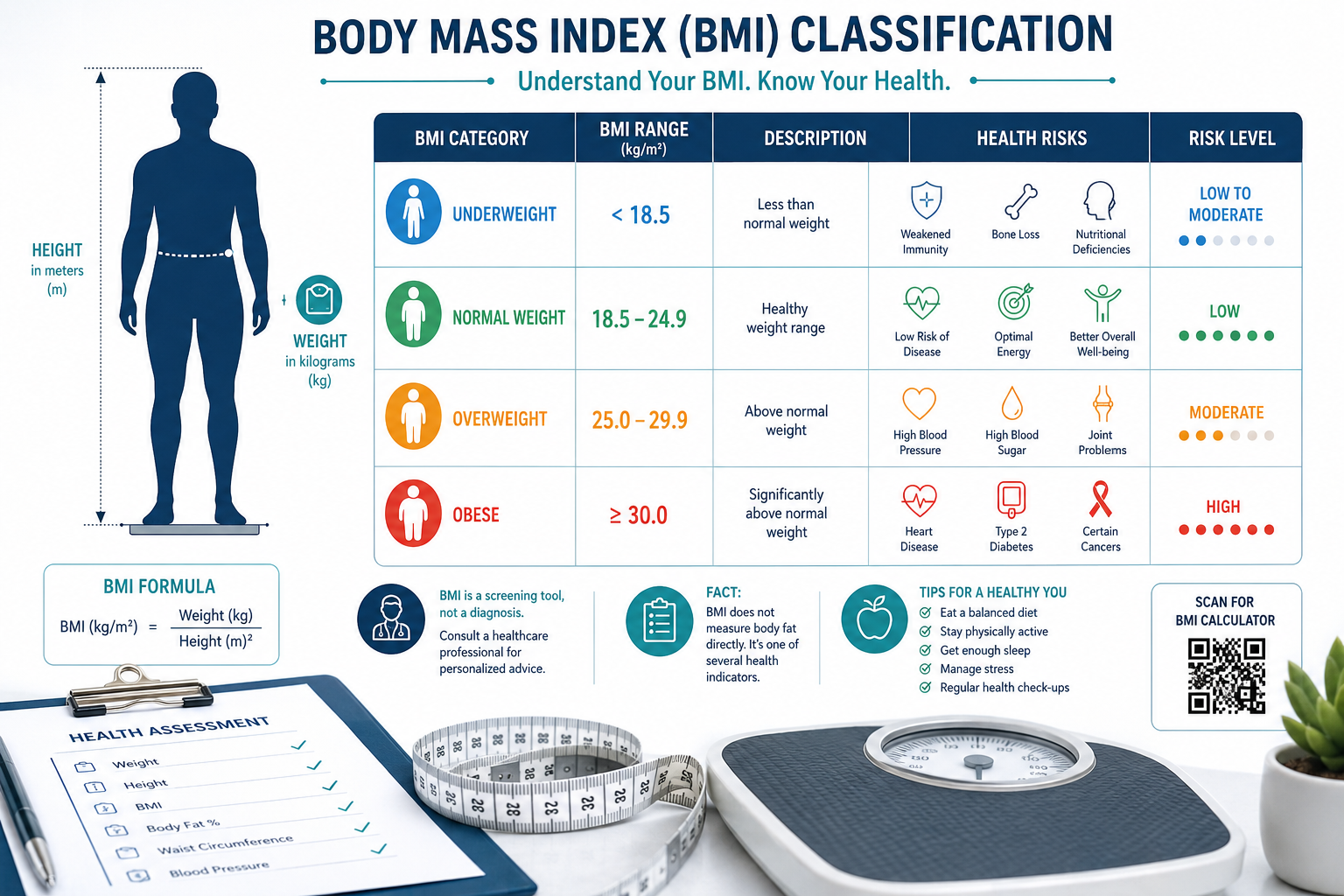 BMI classification table 