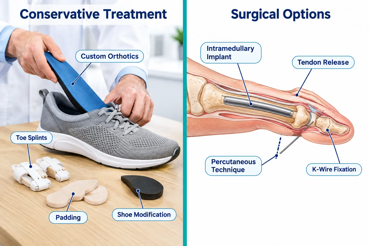 Conservative Treatment for Hammertoes